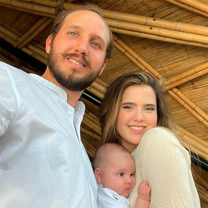 Camila Fernández y su esposo Francisco Barba
