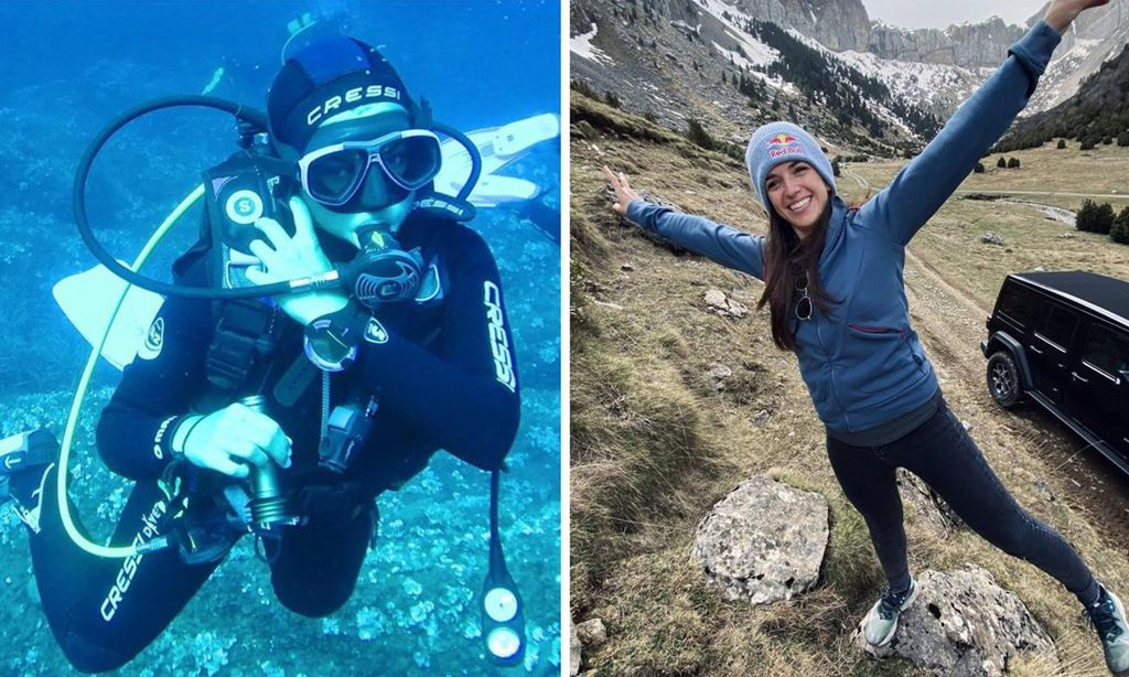 
Cristina es una deportista nata. Le gusta el fútbol, el baloncesto, el tenis, el golf, el buceo y hacer grandes caminatas.
