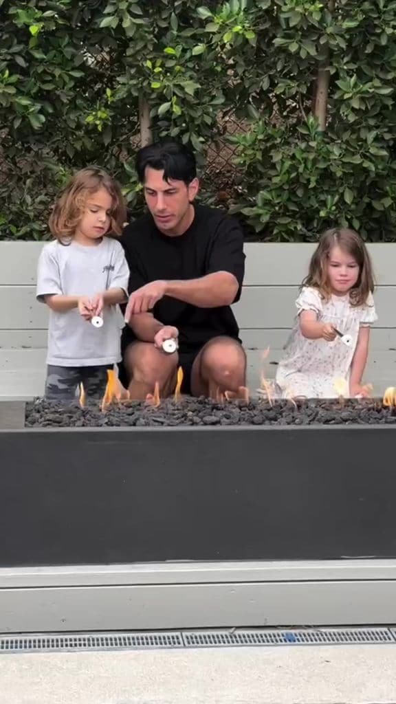 Jwan Yosef compartió lindas fotos junto a sus hijos Renn y Lucía.