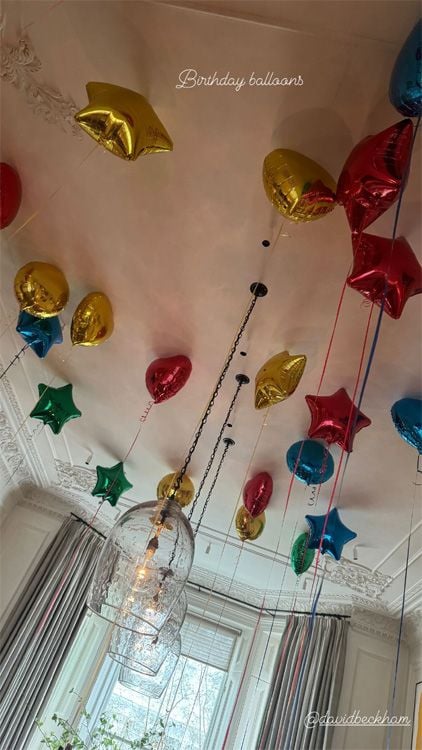 La decoración de cumpleaños