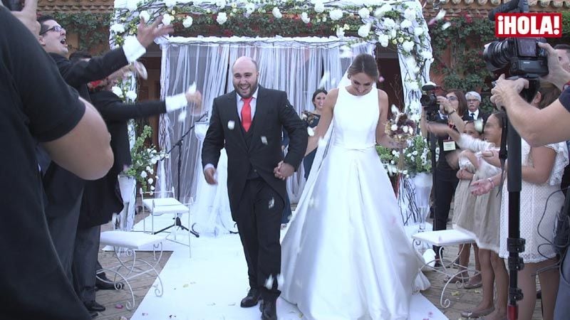 Los pajes y dama de la boda de Kiko Rivera fueron su hijo Francisco, su sobrino Alberto y la sobrina de Irene, Sara
