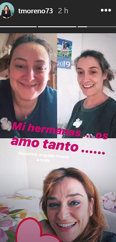La fórmula de Toñi Moreno cuando echa de menos a la familia y a sus compañeros