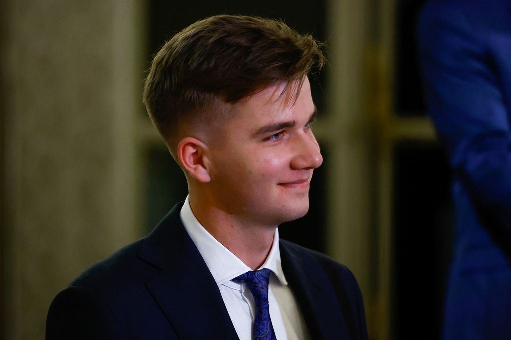 Gabriel de Bélgica el 14 de octubre de 2024 en París 