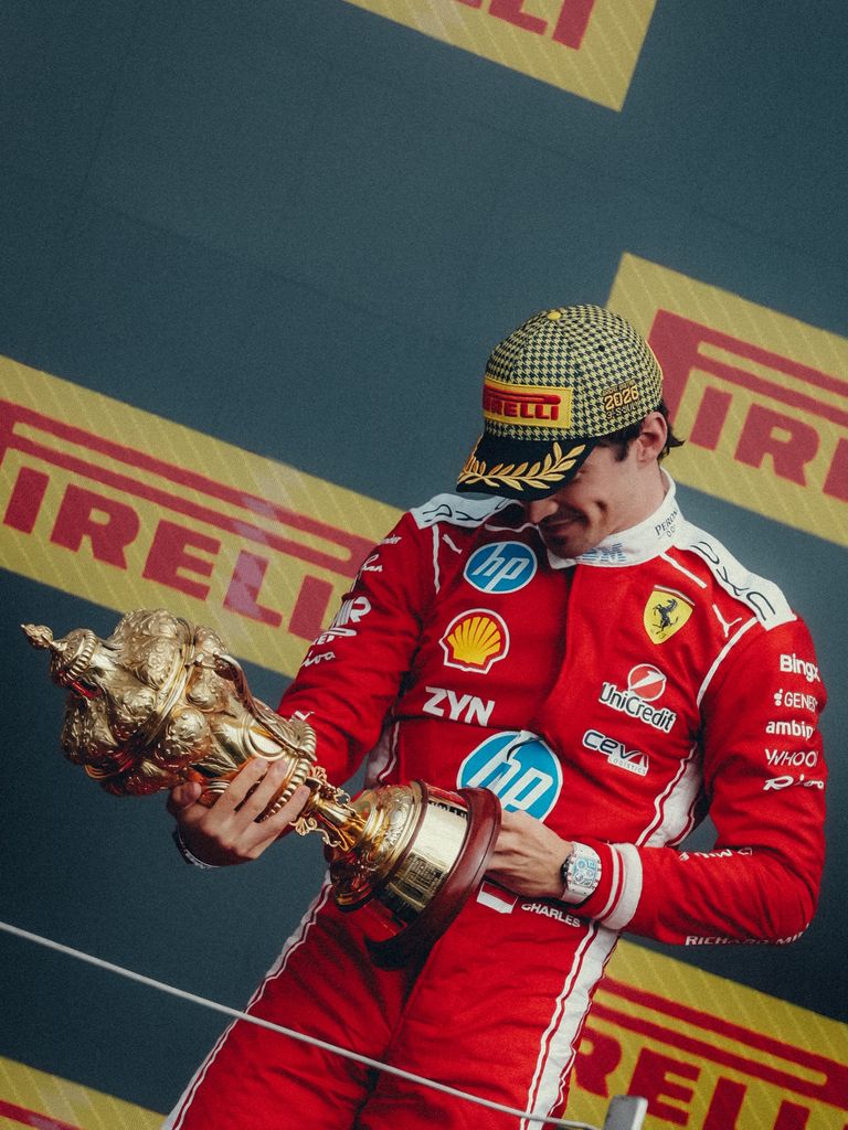 Charles Leclerc está satisfecho con los resultados en esta primera mitad de temporada