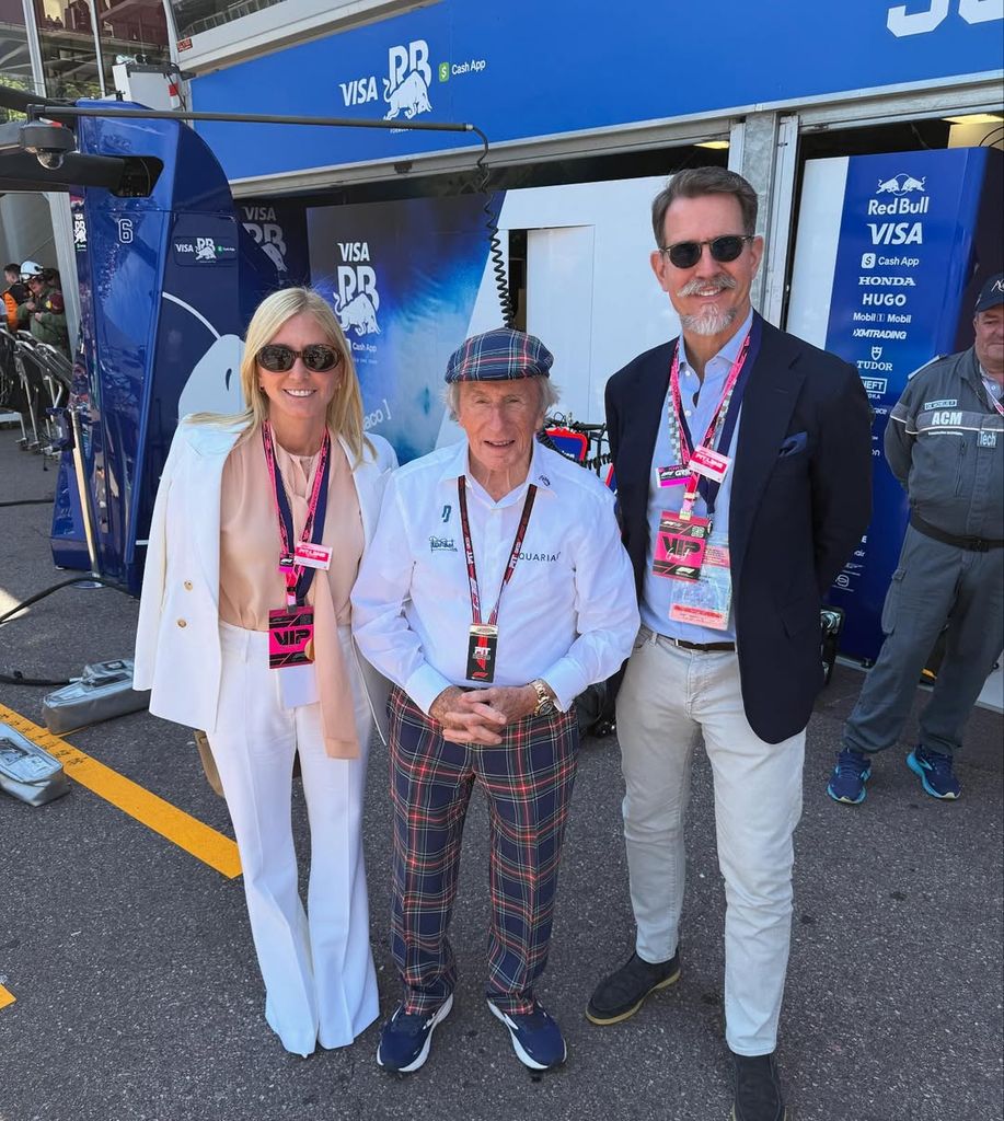 La Familia Real griega en el Gran Premio de Mónaco de Fórmula 1