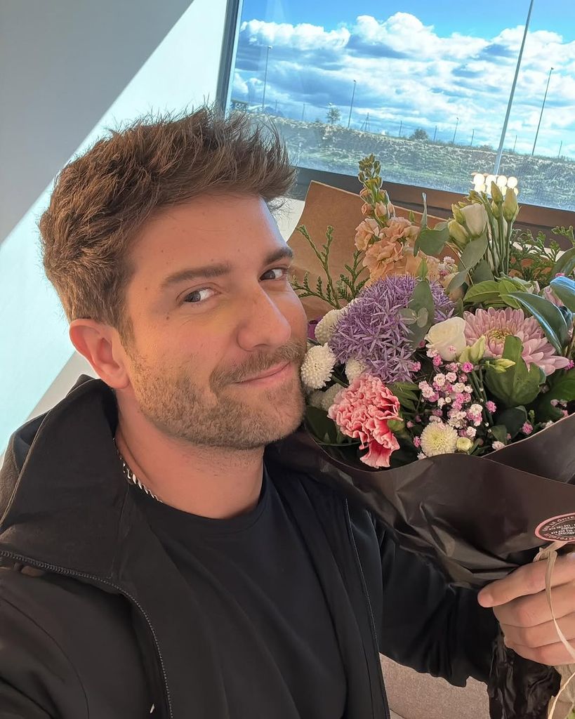 Pablo Alborán en el rodaje de la serie de Netflix 'Respira'