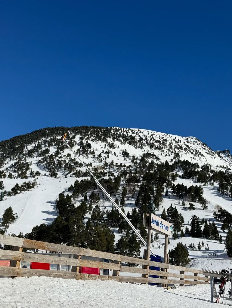 Las montañas nevadas de Andorra