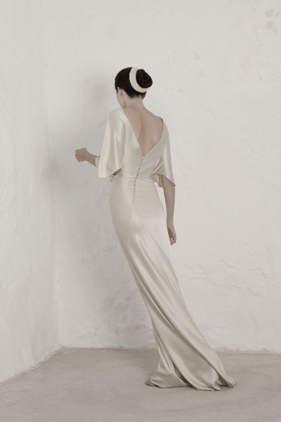 Miriam de Ungría y su vestido de novia español