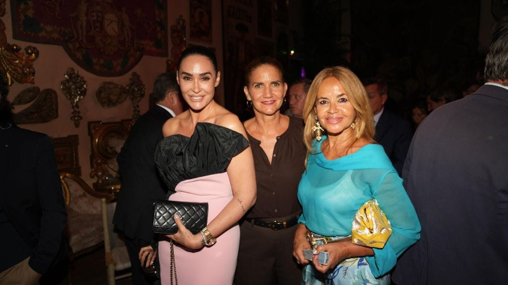 Vicky Martín Berrocal, Samantha Vallejo-Nágera y Begoña García Vaquero, mujer del empresario Pedro Trapote