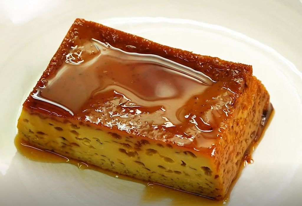 Flan de café.