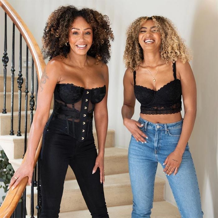 Mel B y su hija Phoenix