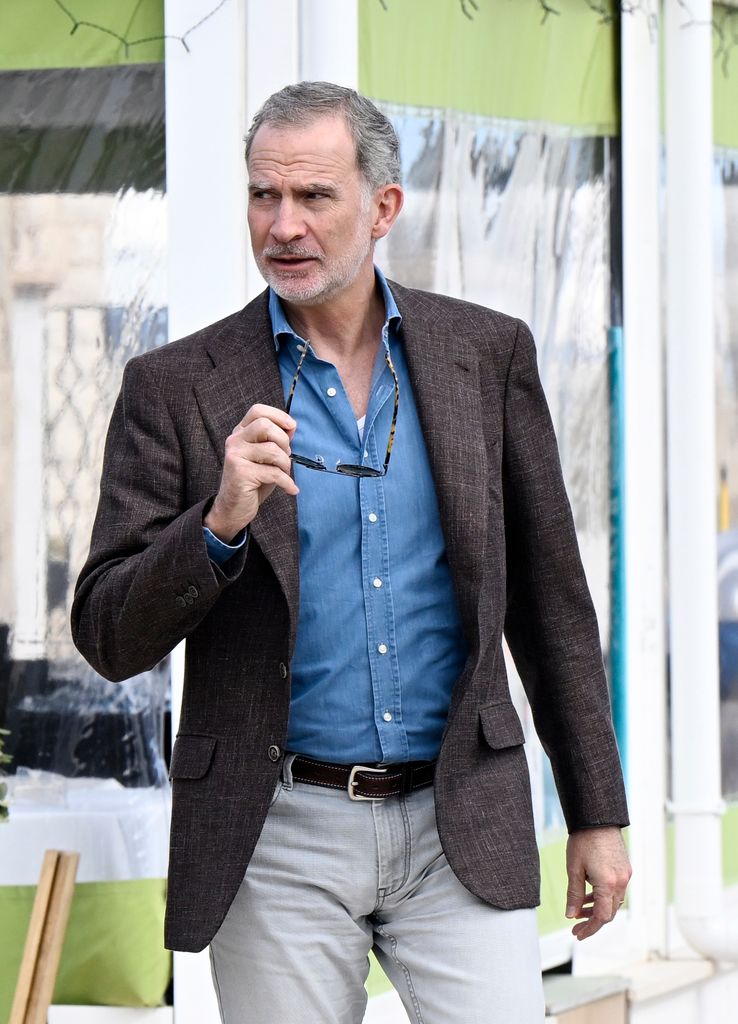 El rey Felipe VI con un look informal.