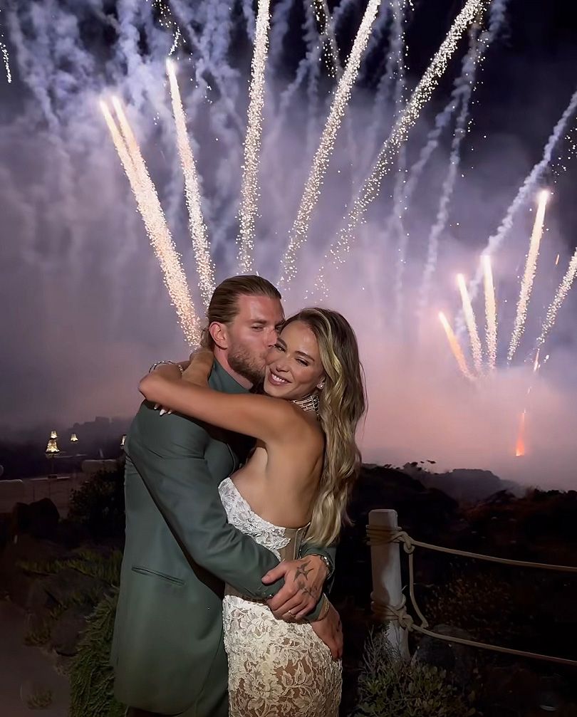 Loris Karius y Diletta Leotta