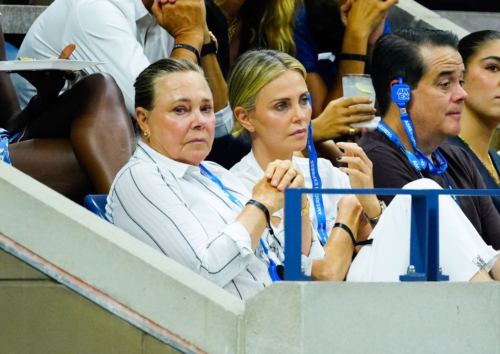 La actriz y su madre, en el US Open de 2023