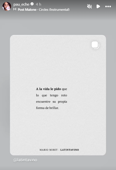 Paula Echevarría comparte este mensaje 5 días después de la muerte de su padre