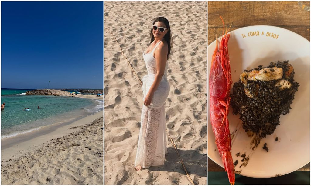 'Chiqui' Delgado la pasó de maravilla en Formentera.