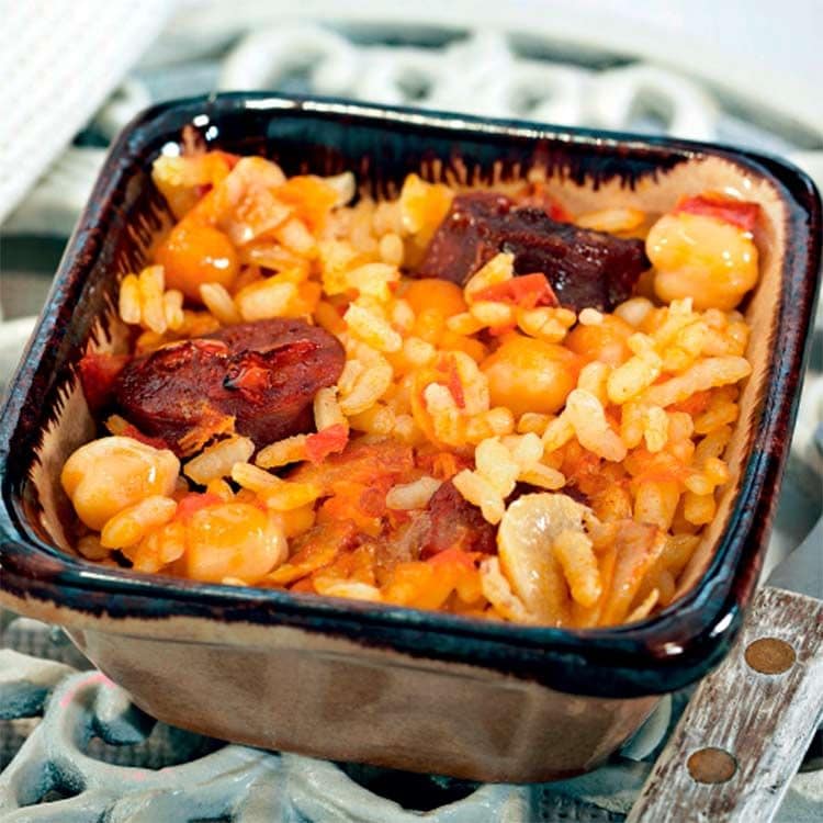 Arroz rápido al horno