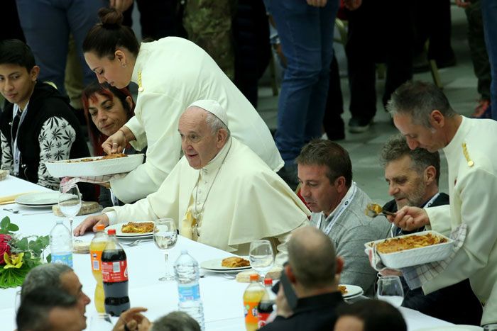 Papa Francisco y su humildad