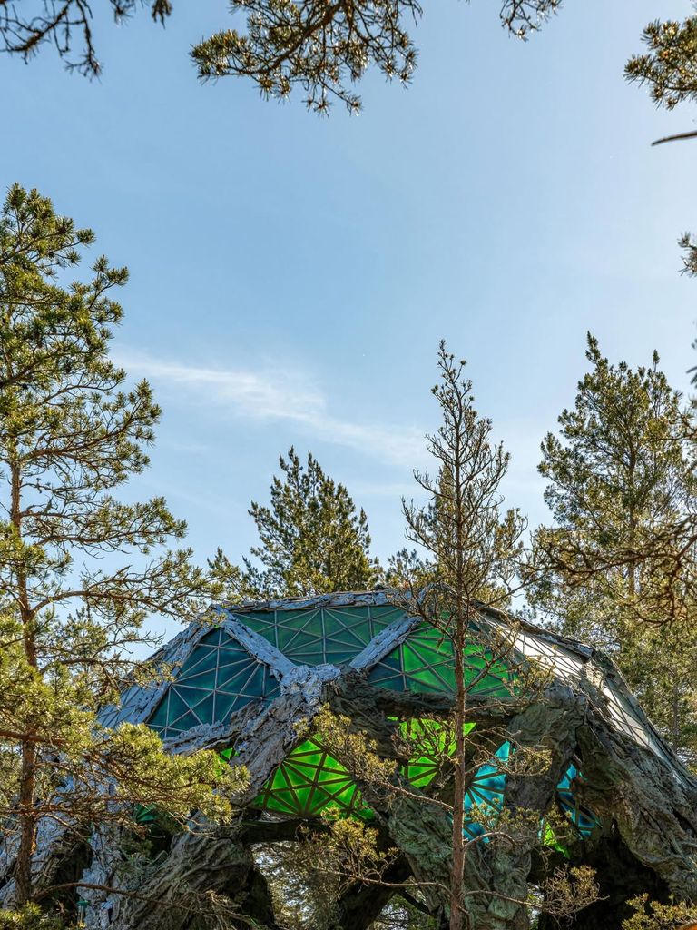 La obra de la española Cristina Iglesias en el Parque de Esculturas Princesa Estelle