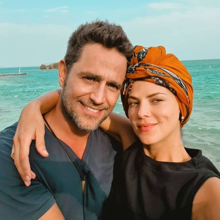 Michel Brown y Margarita Muñoz 