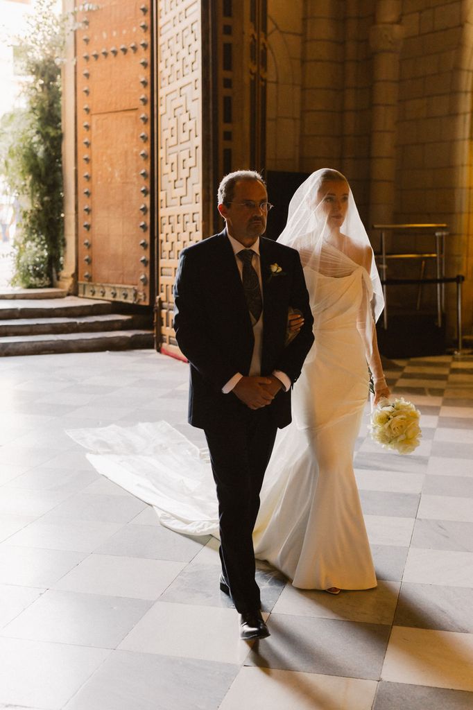 Novia y padrino de boda