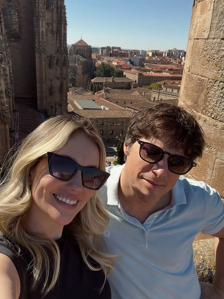 El chef y su esposa, durante su reciente viaje a Salamanca