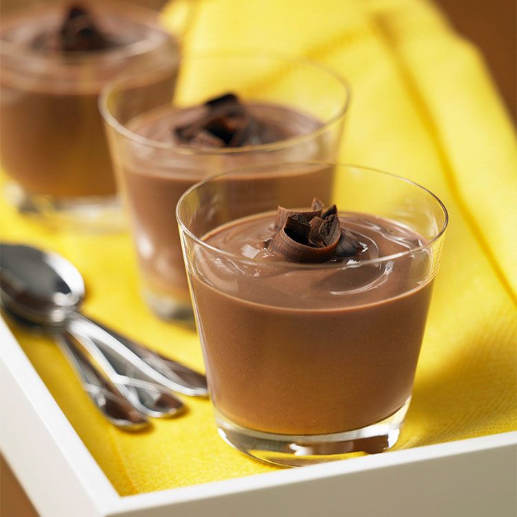 'Mousse' de chocolate al té negro