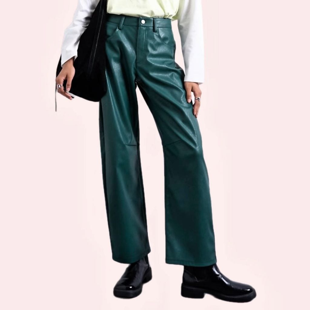 Los pantalones color cerceta de Topshop disponibles en Asos