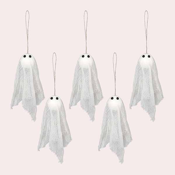 Halloween Decoracion de Fantasma 5 Pcs Fantasmas Adornos Exterior Amazon