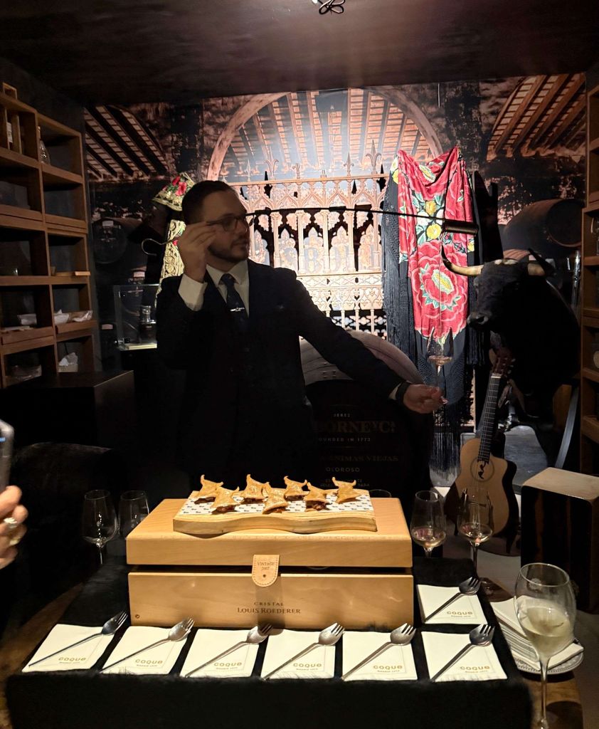 Sacristía en la bodega de Coque