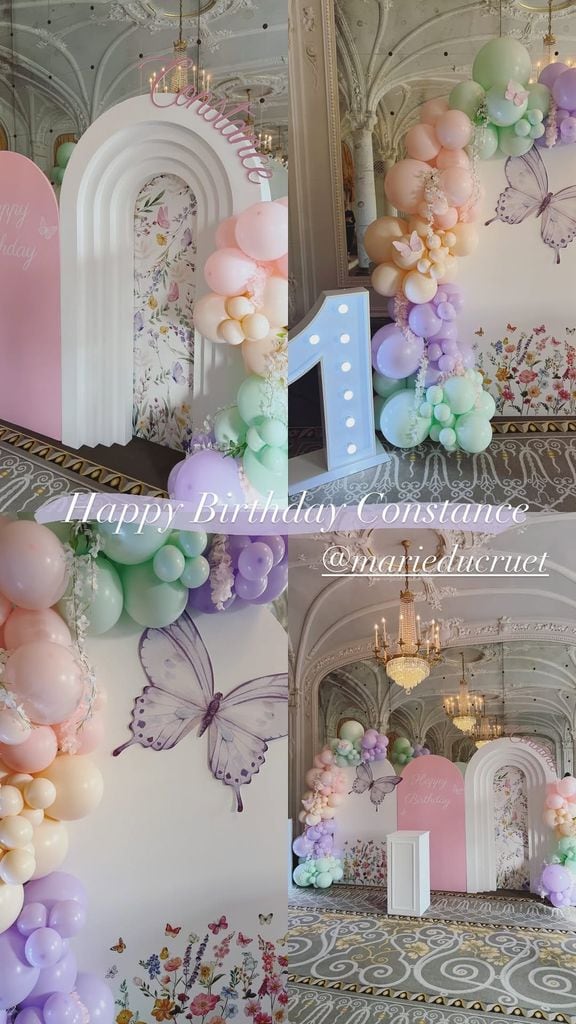 Detalles del a decoración de la fiesta de cumpleaños