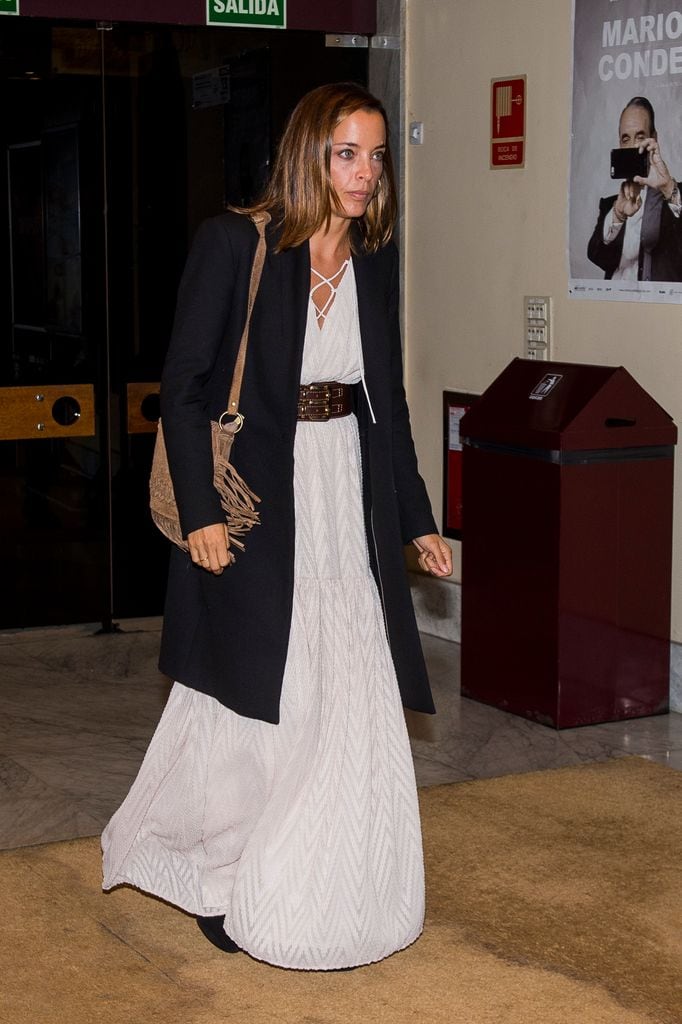 Alejandra Conde Arroyo durante la premier del documental "Mario Conde" en Madrid en 2015