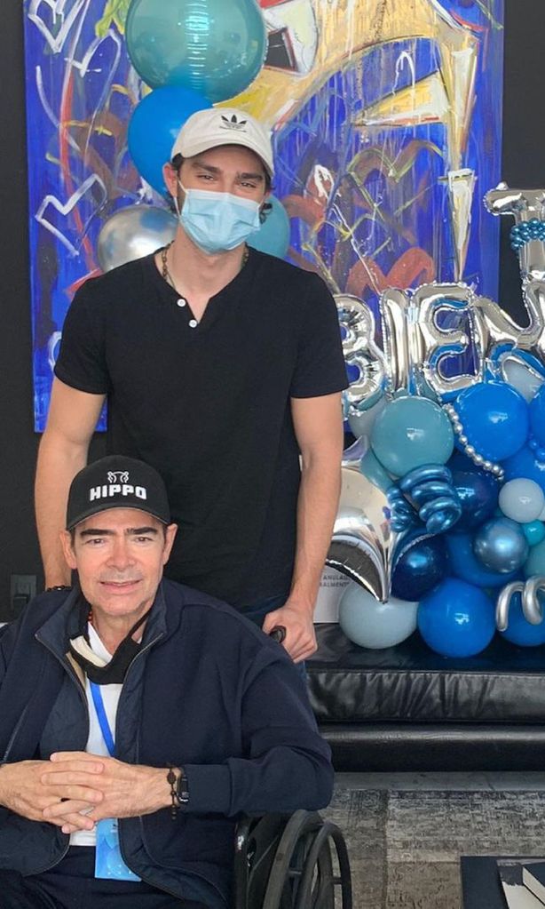Toño Mauri y su hijo