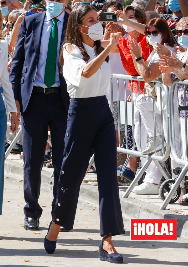 Reina Letizia con culottes