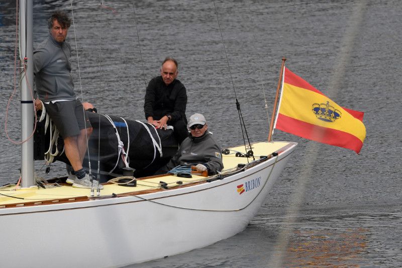 Rey Juan Carlos en las regatas