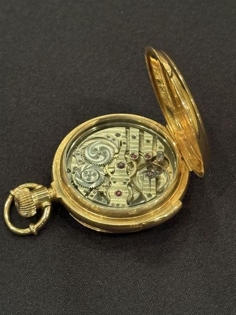 El reloj Jules Jurgensen de 18 quilates recuperado del cuerpo de Isidor Straus, magnate estadounidense y copropietario de los grandes almacenes Macy’s