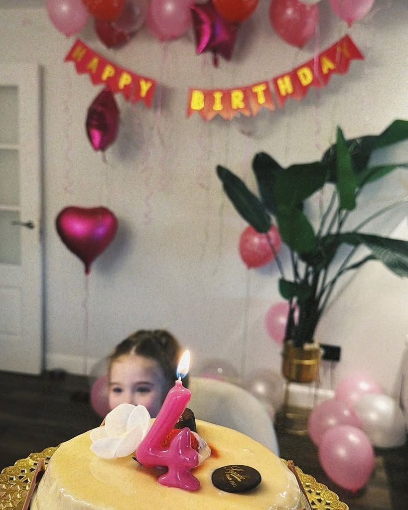 Edurne y David De Gea celebran el 4º cumpleaños de su hija