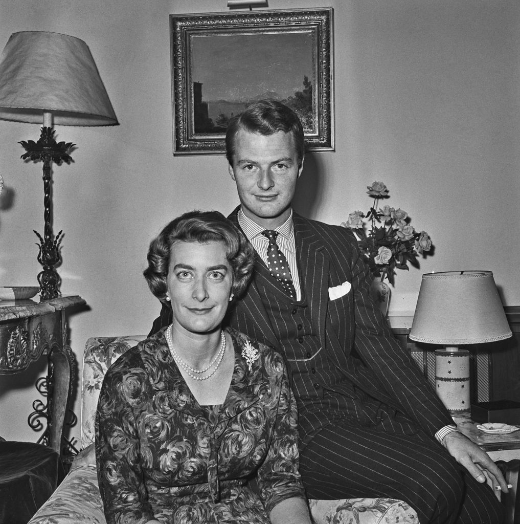 Lady Pamela Hicks con su marido, David Hicks