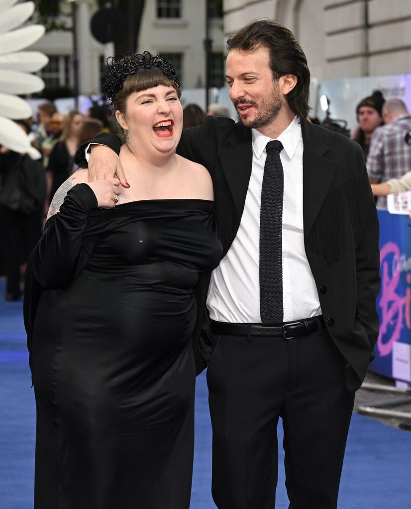 Lena Dunham y Luis Ferber en 2022