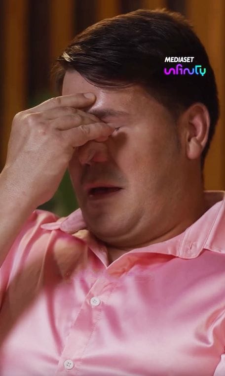 Lucas, muy emocionado en 'Me quedo conmigo'
