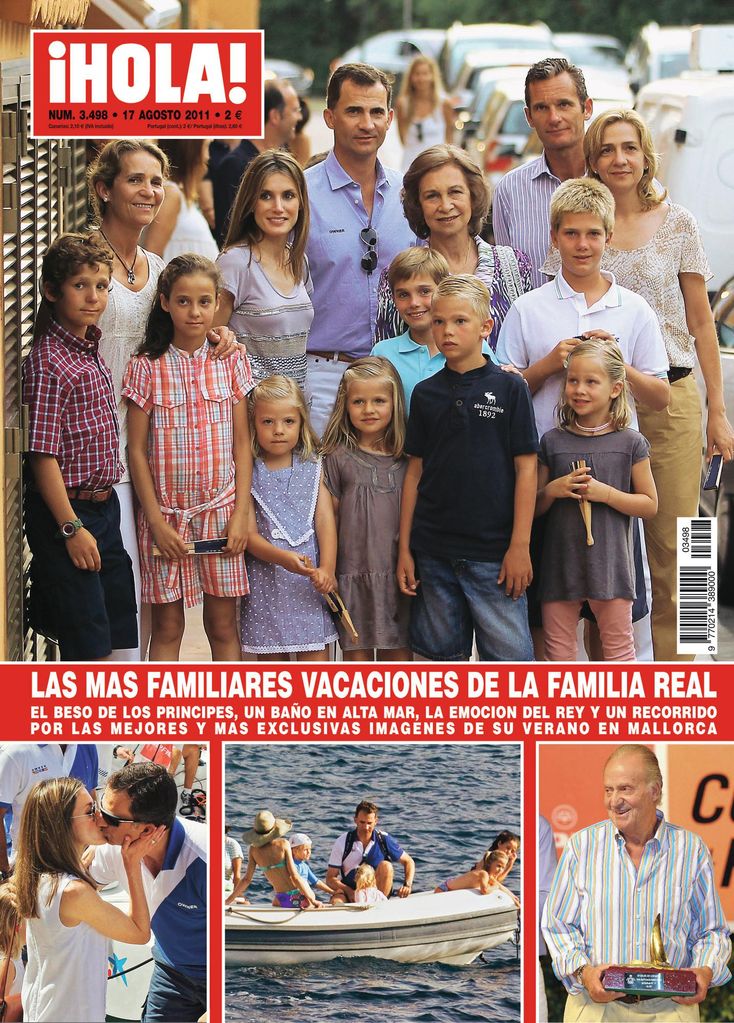 PORTADAS HOLA INFANTA CRISTINA E IÑAKI URDANGARIN
