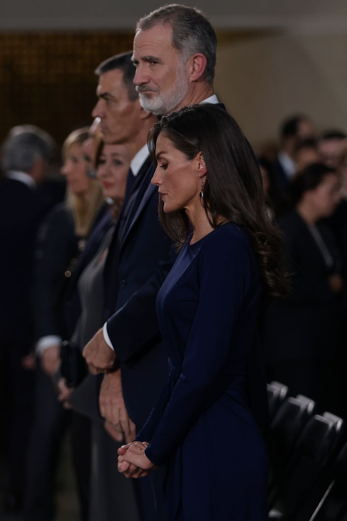Doña Letizia, en un momento de la ceremonia