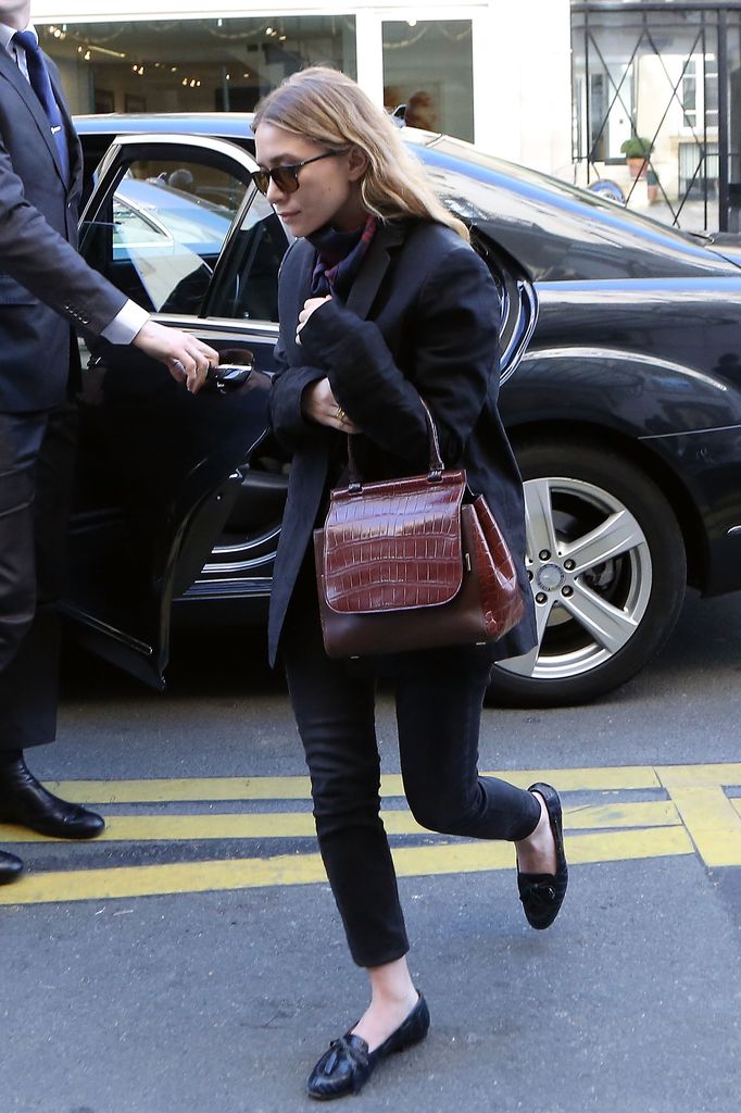 Ashley Olsen en París, 2014.
