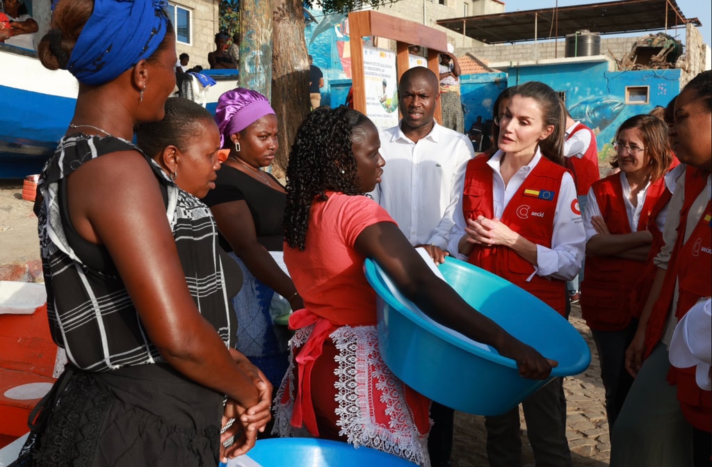 La reina Letizia en Cabo Verde