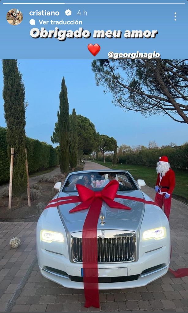 el regalo de cristiano ronaldo