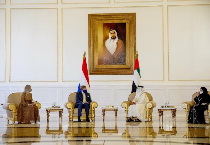 Los reyes de los Países Bajos viajan a Abu Dhabi para visitar la Expo 2020