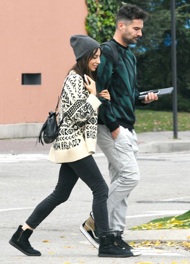 Almudena Cid, feliz junto a su novio, Gerardo Berodia