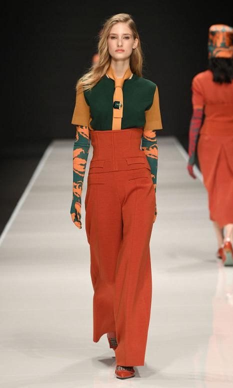 rojo tonos tendencia invierno anteprima runway9