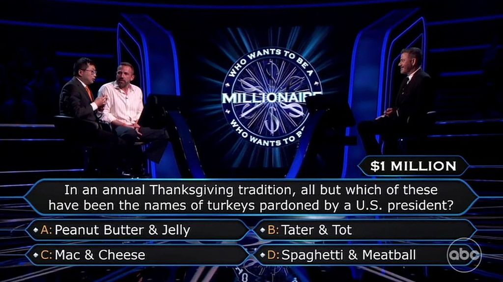 Ben Affleck gana un millón de dólares en una edición benéfica de '¿Quién quiere ser millonario?' participando junto a Jamie Ding, ganador de 'Jeopardy!'