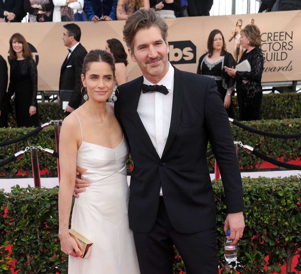 Amanda Peet y su marido David Benioff